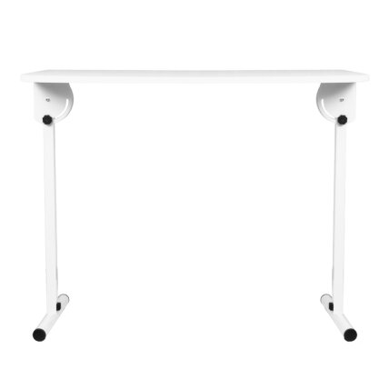 Professional mobile folding manicure table, white color 3