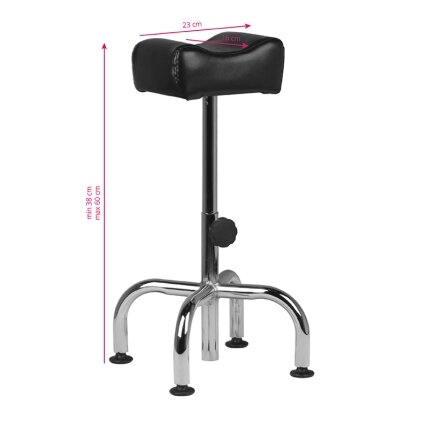 Professional pedicure foot for podological work AM-5012C, black color 2 Professional pedicure foot for podological work AM-5012C, black color 2