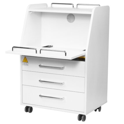 Professional podological helper with UV sanitation MOD 601, white color 1 Professional podological helper with UV sanitation MOD 601, white color 1