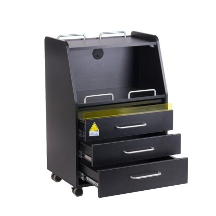 Professional podological helper with UV sanitation MOD 601, black color 1 Professional podological helper with UV sanitation MOD 601, black color 1