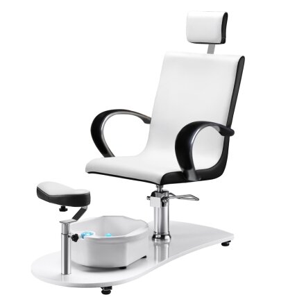 Profesionalus SPA fotelis pedikiūrui su masažo funkcija ir vonele MOD308, baltas 1 Profesionalus SPA fotelis pedikiūrui su masažo funkcija ir vonele MOD308, baltas 1