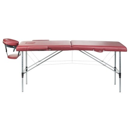 Profesionalus sulankstomas masažo stalas BS-723, bordo spalvos 2