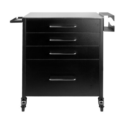 Professional TATTOO salons trolley - helper PRO INK 702, black color 1 Professional TATTOO salons trolley - helper PRO INK 702, black color 1