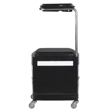 Professional trolley-chair for podiatric work GABBIANO, black color 4 Professional trolley-chair for podiatric work GABBIANO, black color 4