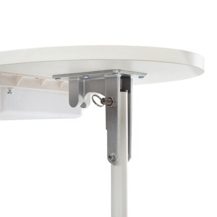 Professional folding manicure table BD-3416 + transport bag, white color 2 Professional folding manicure table BD-3416 + transport bag, white color 2