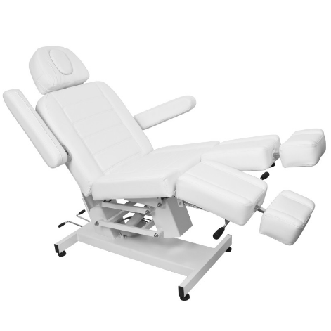 Profesionali elektrinė kosmetologinė kėdė AZZURRO 706 PEDI (1 variklis), baltos spalvos 1 Profesionali elektrinė kosmetologinė kėdė AZZURRO 706 PEDI (1 variklis), baltos spalvos 1