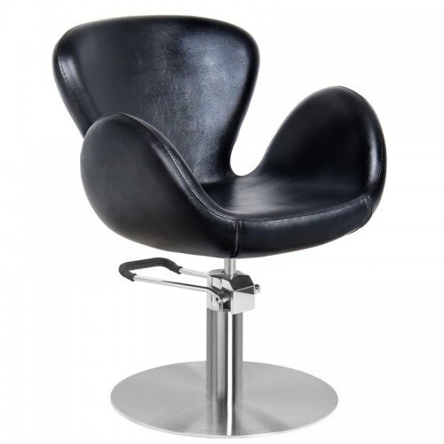 Professional barber chair GABBIANO AMSTERDAM, black color Professional barber chair GABBIANO AMSTERDAM, black color