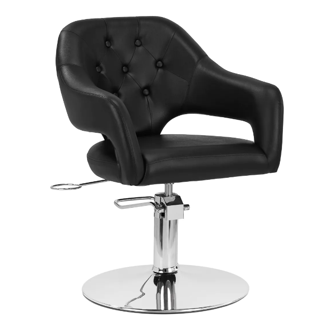 Professional hairdressing chair GABBIANO PARMA, black Professional hairdressing chair GABBIANO PARMA, black