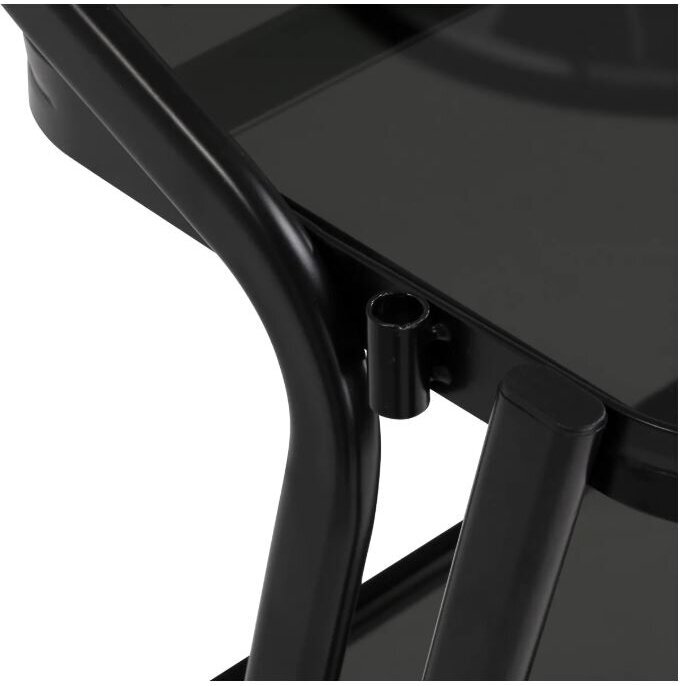 PRO INK 6701 professional cosmetology trolley, black color 5