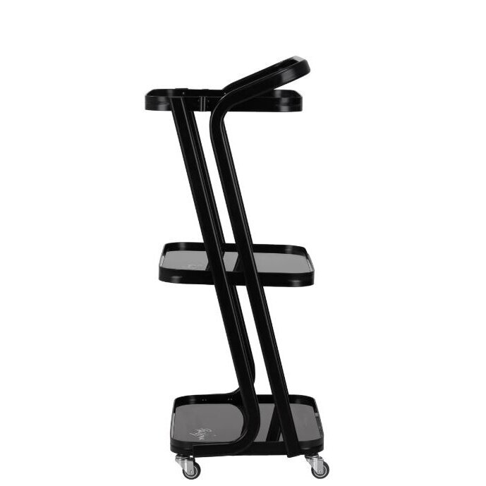 PRO INK 6701 professional cosmetology trolley, black color 3