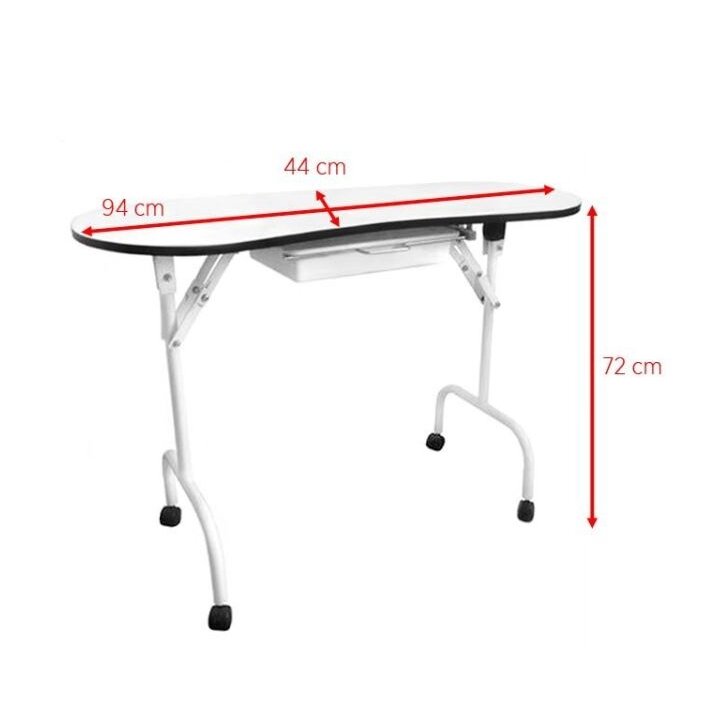 Professional folding manicure table with pull-out drawer MOD 4031 + transport bag 2 Professional folding manicure table with pull-out drawer MOD 4031 + transport bag 2
