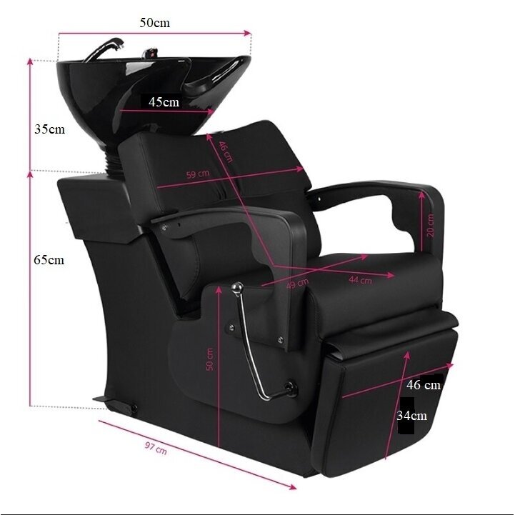 Professional head wacher station GABBIANO C37, black color 5 Professional head wacher station GABBIANO C37, black color 5