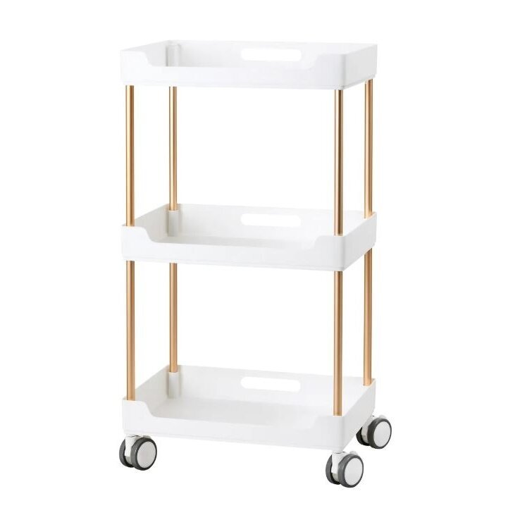 Professional cosmetology trolley HELPER 127, white