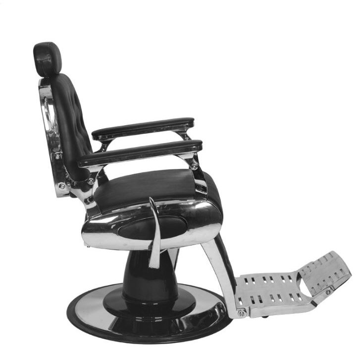 Professional barbers and beauty salons haircut chair GABBIANO FRANCESCO, black color 1