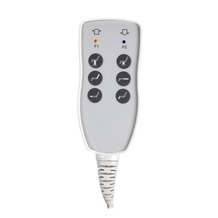 Profesionali elektrinė kosmetologinė kėdė - gultas AZZURRO 803D (3 varikliai), baltos spalvos 20