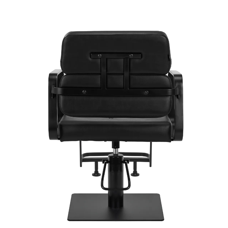 Professional hairdressing chair GABBIANO PORTO, black color 3