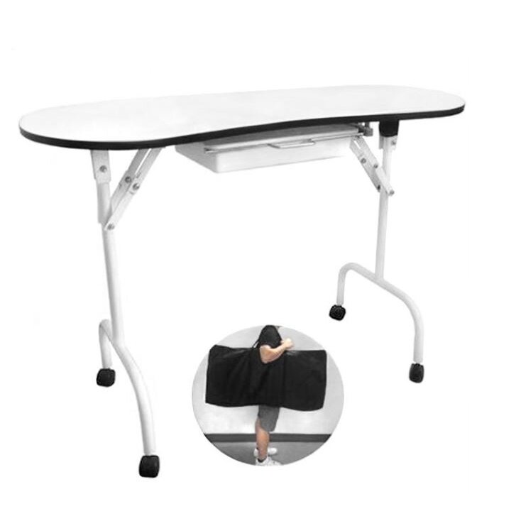 Professional folding manicure table with pull-out drawer MOD 4031 + transport bag 1