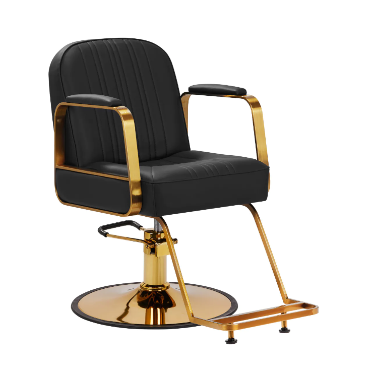 Professional hairdressing chair GABBIANO ACRI, black color Professional hairdressing chair GABBIANO ACRI, black color
