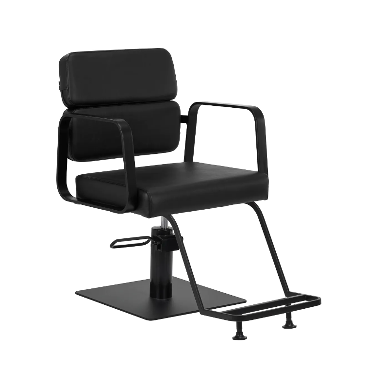 Professional hairdressing chair GABBIANO PORTO, black color Professional hairdressing chair GABBIANO PORTO, black color