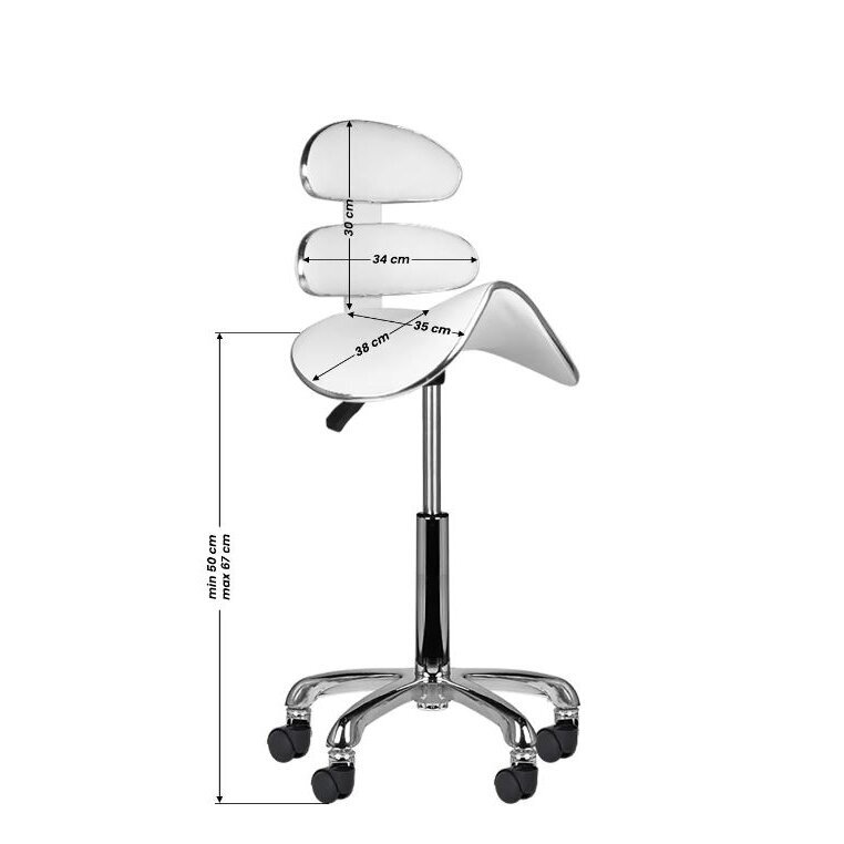 Professional master rope type chair AM-880, white color 4