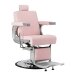 Profesionali barberio kėdė kirpykloms ir barbershopams GABBIANO VISIONERIO, rožinės spalvos