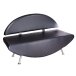 Profesionali laukiamojo sofa Carini BD-6710, juodos spalvos Profesionali laukiamojo sofa Carini BD-6710, juodos spalvos