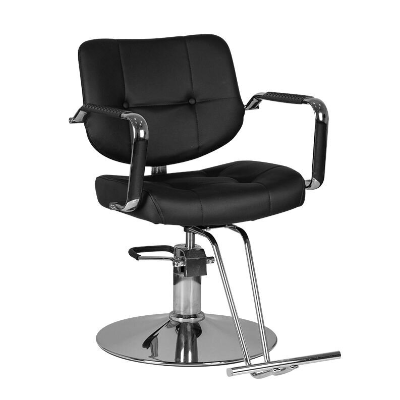 Professional hairdressing chair with footrest GABBIANO VIGO, black color Professional hairdressing chair with footrest GABBIANO VIGO, black color