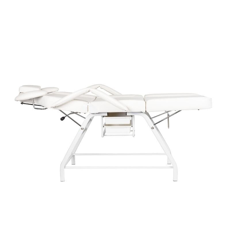 Professional cosmetology couch - bed white IVETTE 2 Professional cosmetology couch - bed white IVETTE 2
