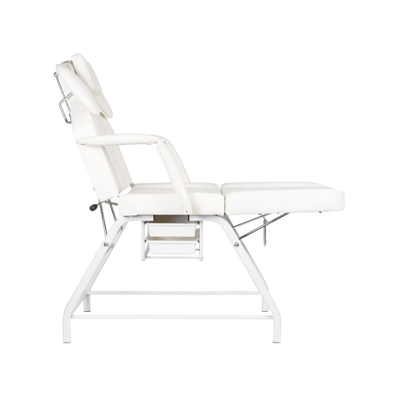 Professional cosmetology couch - bed white IVETTE 3 Professional cosmetology couch - bed white IVETTE 3