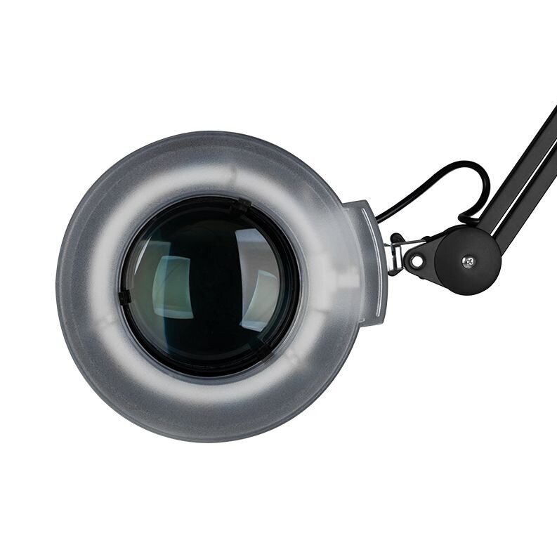 Professional cosmetology lamp - magnifying glass S4, 12W with stand, black 3