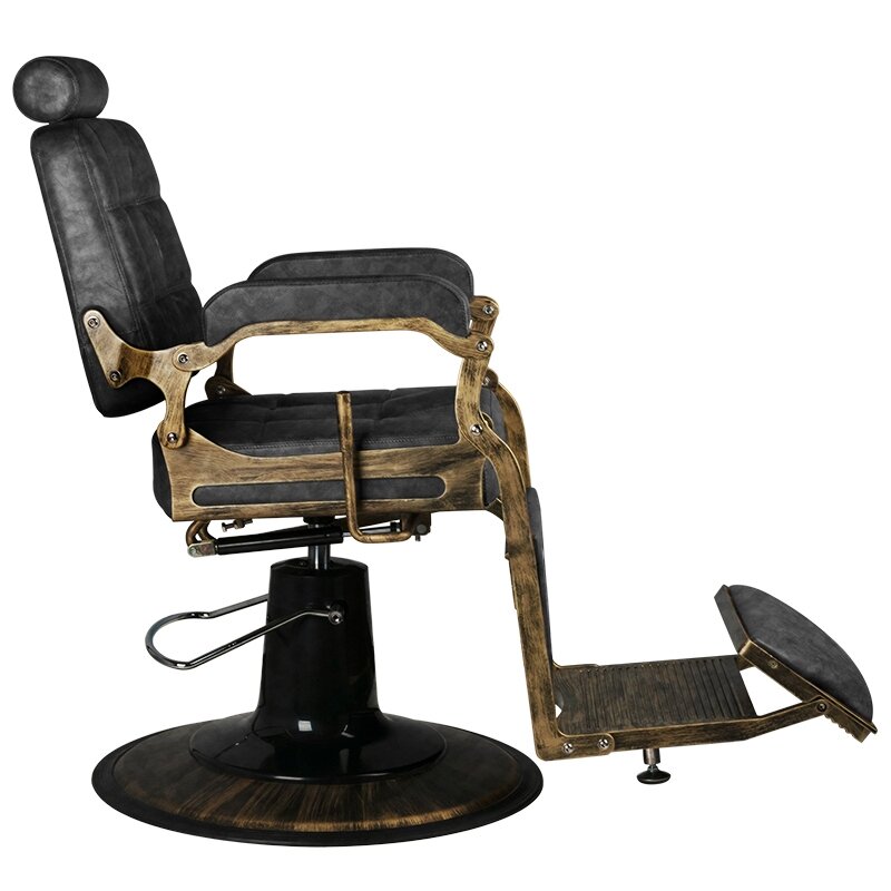 Professional barbers and beauty salons haircut chair BOSS HD OLD LEATHER , black color 3 Professional barbers and beauty salons haircut chair BOSS HD OLD LEATHER , black color 3