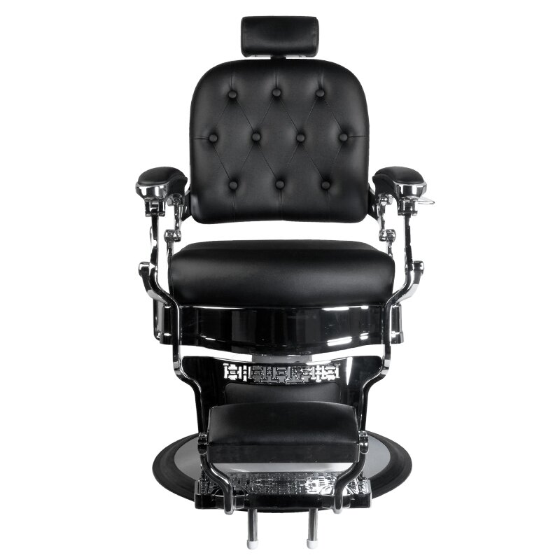 Profesionali barberio kėdė kirpykloms ir grožio salonams GABBIANO ERNESTO BLACK 6 Profesionali barberio kėdė kirpykloms ir grožio salonams GABBIANO ERNESTO BLACK 6