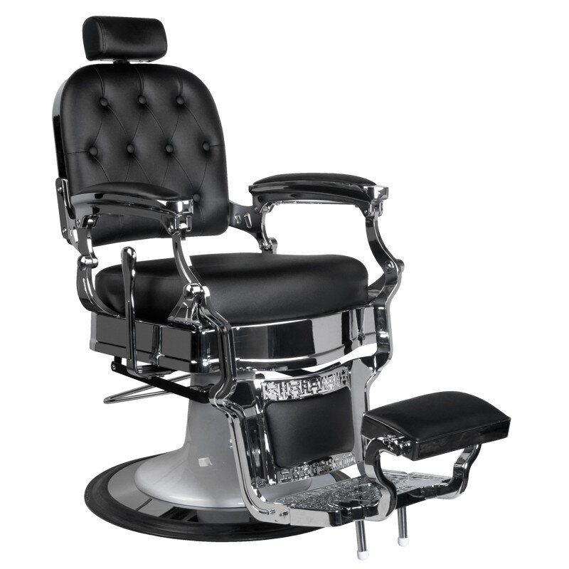 Profesionali barberio kėdė kirpykloms ir grožio salonams GABBIANO ERNESTO BLACK Profesionali barberio kėdė kirpykloms ir grožio salonams GABBIANO ERNESTO BLACK