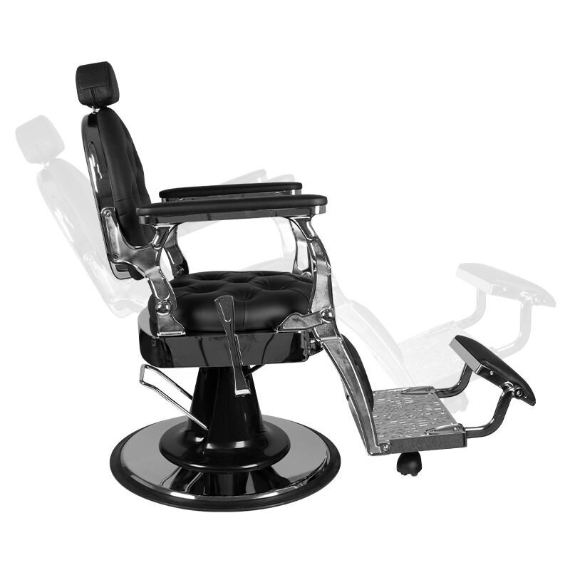 Professional barbers and beauty salons haircut chair GABBIANO GIULO black color 4 Professional barbers and beauty salons haircut chair GABBIANO GIULO black color 4