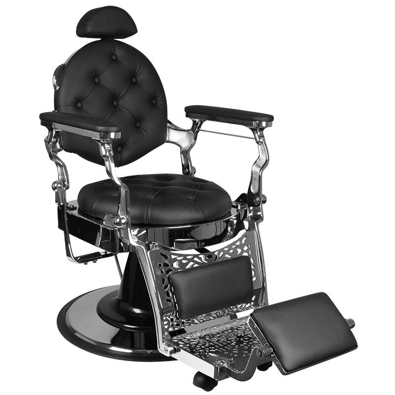 Professional barbers and beauty salons haircut chair GABBIANO GIULO black color Professional barbers and beauty salons haircut chair GABBIANO GIULO black color