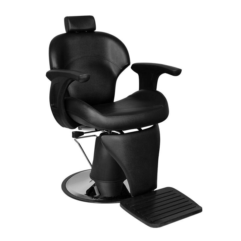 Professional barbers and beauty salons haircut chair GABBIANO IGOR, black color Professional barbers and beauty salons haircut chair GABBIANO IGOR, black color