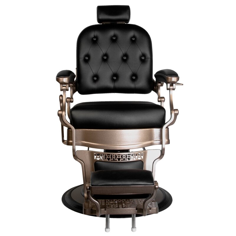 Professional barbers and beauty salons haircut chair GABBIANO OLD ERNESTO BLACK 6 Professional barbers and beauty salons haircut chair GABBIANO OLD ERNESTO BLACK 6