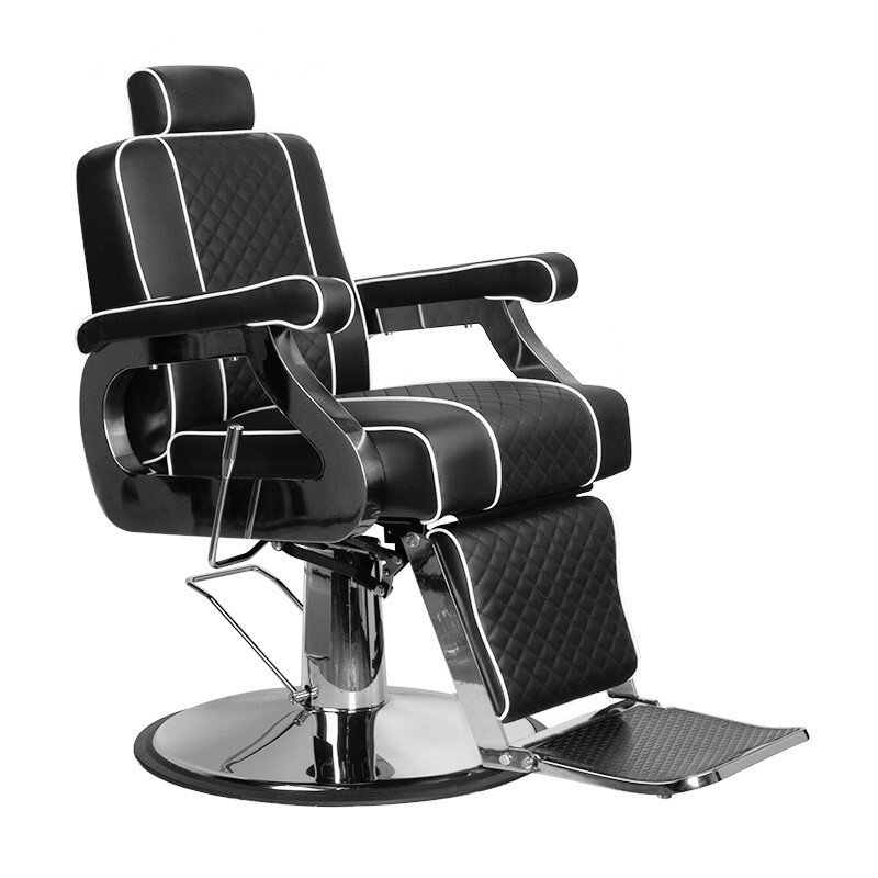 Professional barbers and beauty salons haircut chair GABBIANO PAULO, black color Professional barbers and beauty salons haircut chair GABBIANO PAULO, black color