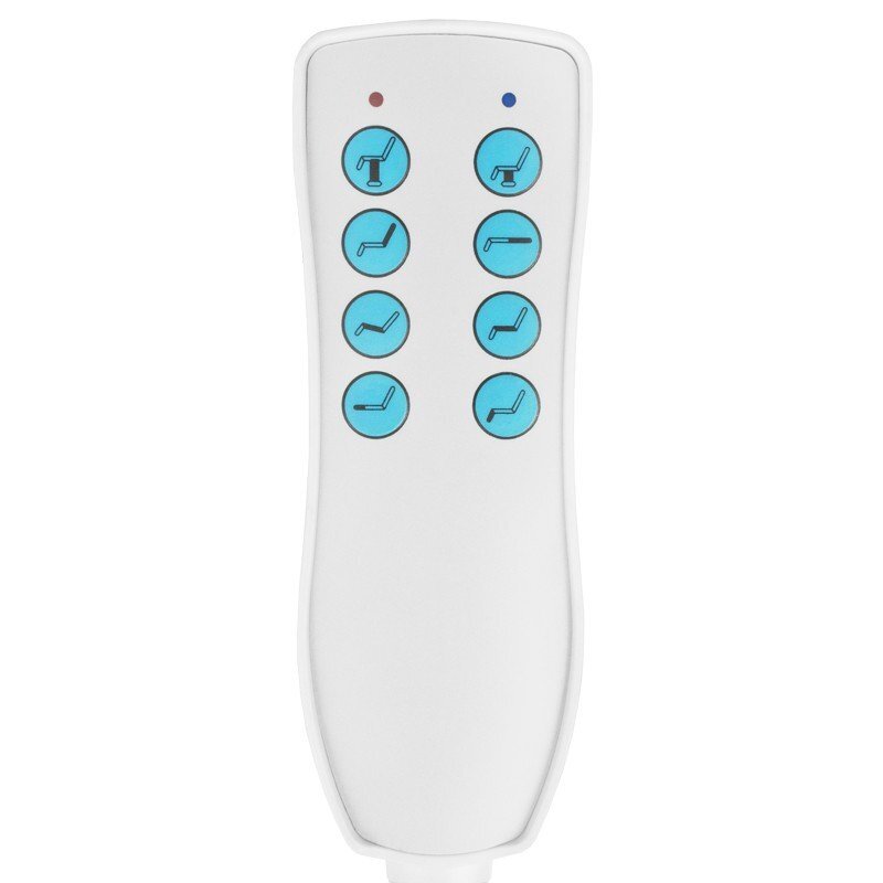 Profesionali elektrinė kosmetologinė kėdė  AZZURRO 869A, balta (4 motorai) 4