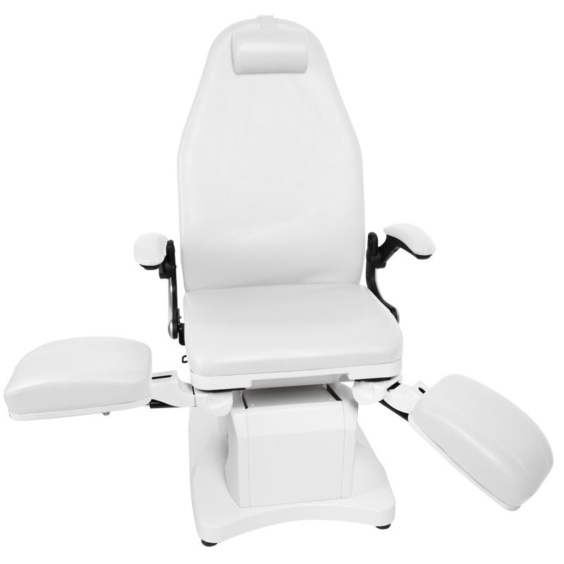 Professional electric podiatric chair-bed-bed for pedicure procedures AZZURRO 709A (3 motors), white 11 Professional electric podiatric chair-bed-bed for pedicure procedures AZZURRO 709A (3 motors), white 11