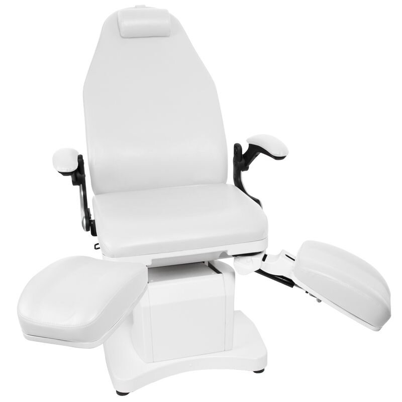 Professional electric podiatric chair-bed-bed for pedicure procedures AZZURRO 709A (3 motors), white 4 Professional electric podiatric chair-bed-bed for pedicure procedures AZZURRO 709A (3 motors), white 4