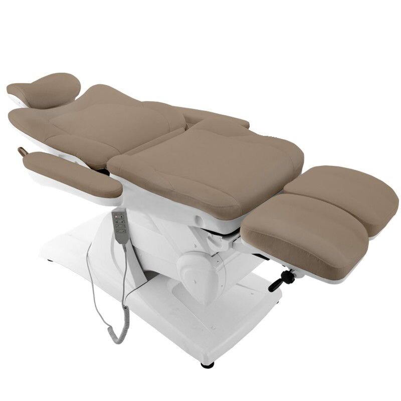 Professional electric podiatric chair-bed-bed for pedicure procedures AZZURRO 870S PEDI (3 motors), cappuccino color 11 Professional electric podiatric chair-bed-bed for pedicure procedures AZZURRO 870S PEDI (3 motors), cappuccino color 11