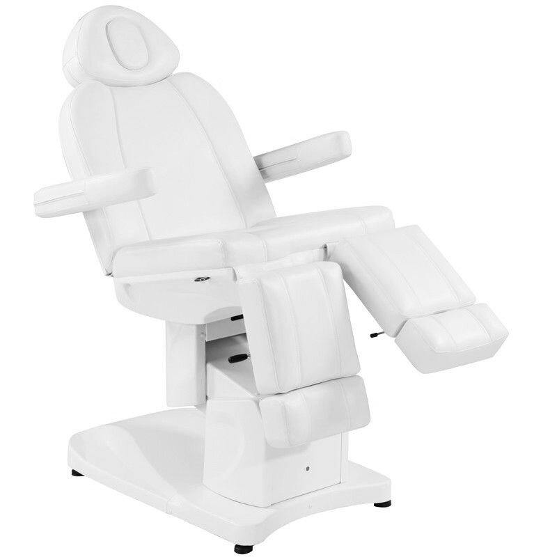 Professional electric podiatric chair for pedicure procedures AZZURRO 708AS PEDI (3 motors), white