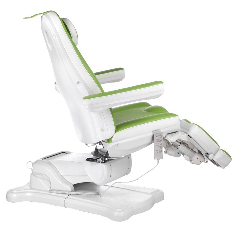 Professional electric podiatry chair for pedicure procedures Mazaro BR-6672A, 5 motors, green color 1 Professional electric podiatry chair for pedicure procedures Mazaro BR-6672A, 5 motors, green color 1