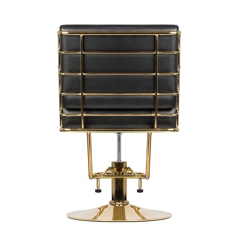 Professional hairdressing chair GABBIANO PRATO, black-gold color 2 Professional hairdressing chair GABBIANO PRATO, black-gold color 2