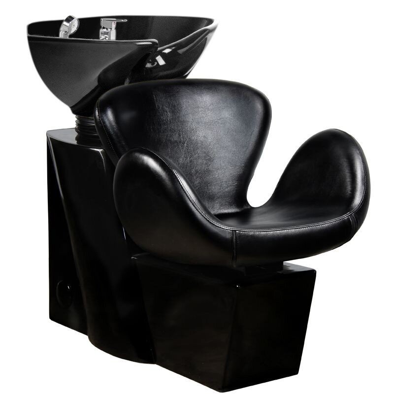 Professional hairdressing sink GABBIANO AMSTERDAM, black color