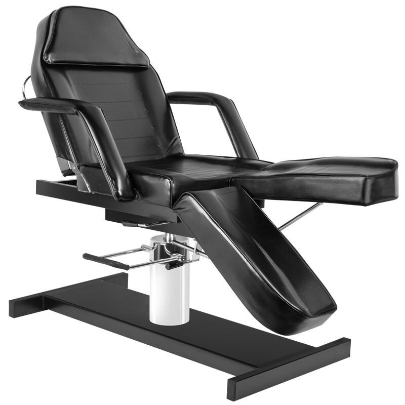 Professional cosmetic hydraulic bed / bed A 210C PEDI, black with adjustable seat angle 2 Professional cosmetic hydraulic bed / bed A 210C PEDI, black with adjustable seat angle 2