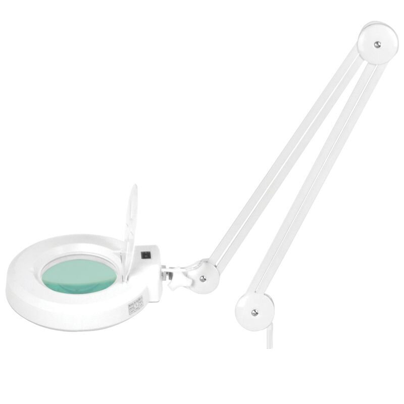 Professional cosmetic LED lamp with magnifier S5 (surface attached), white color 1 Professional cosmetic LED lamp with magnifier S5 (surface attached), white color 1