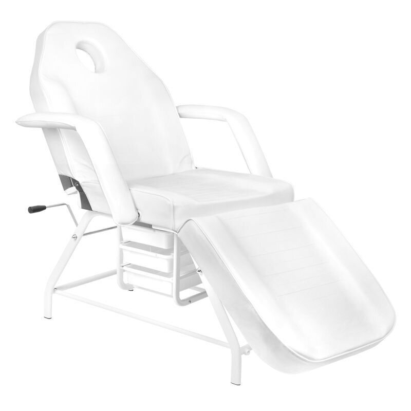 Professional cosmetology bed 557A, white color