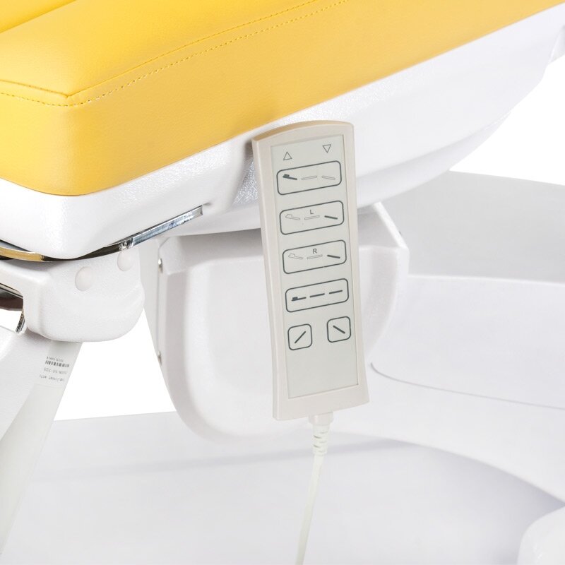 Professional electric podiatry chair for pedicure procedures MAZARO BR-6672A (5 motors), yellow color 3 Professional electric podiatry chair for pedicure procedures MAZARO BR-6672A (5 motors), yellow color 3